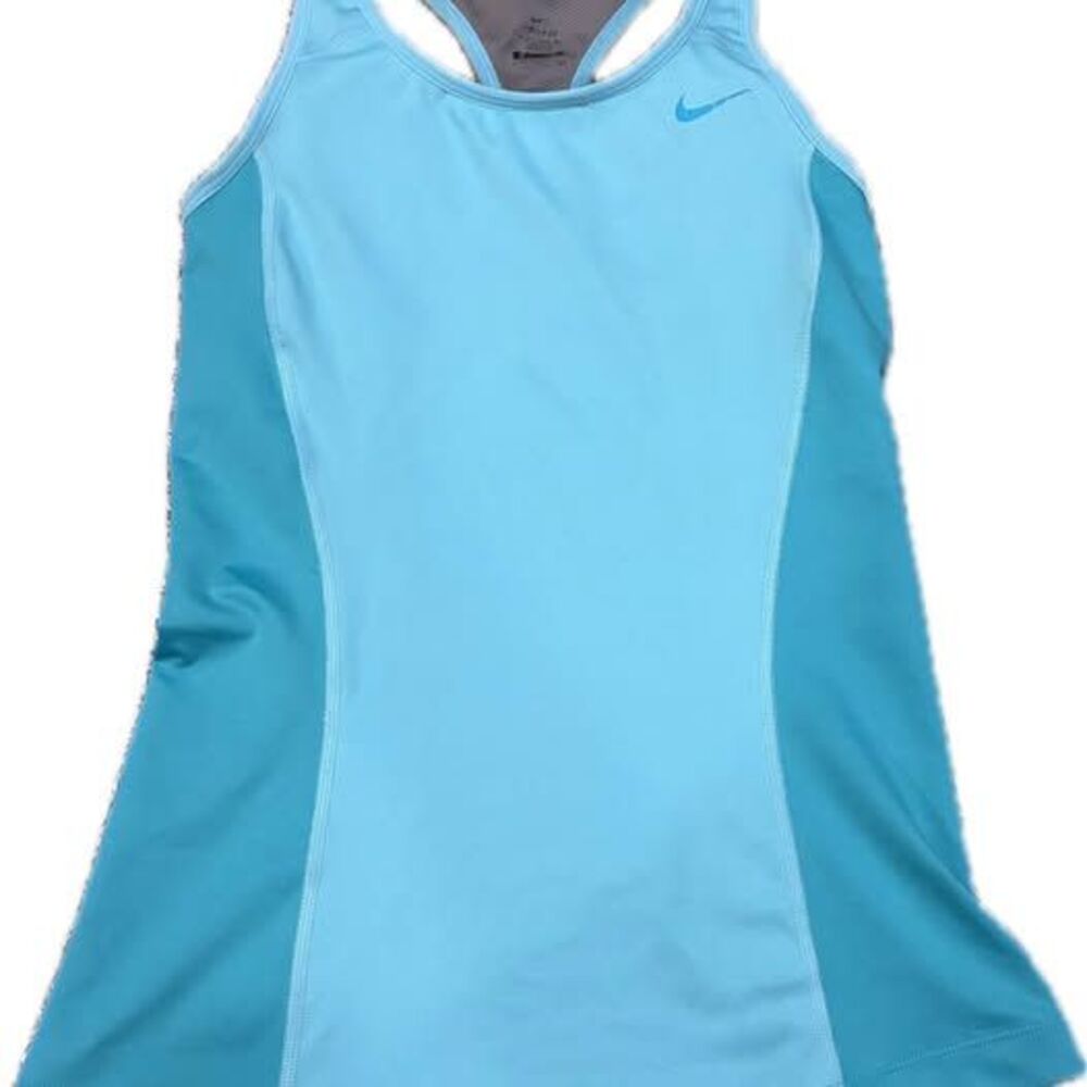 Nike Dri-FIT Racerback Tank Top Size Medium Aqua